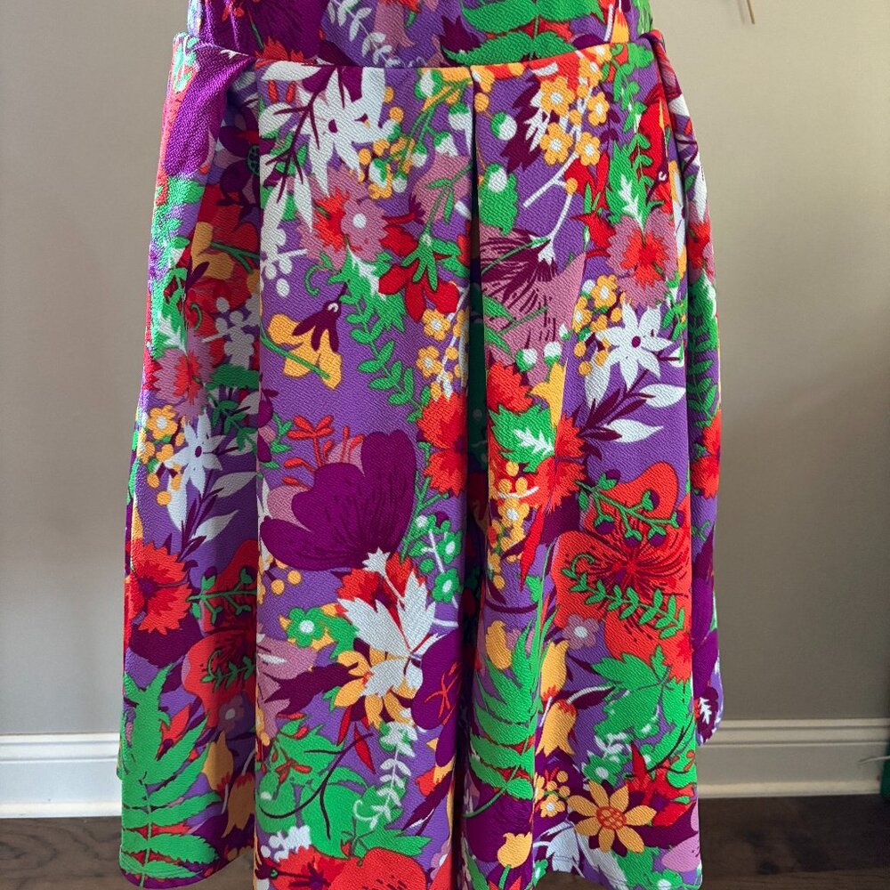 Bright Tropical Full Skirt